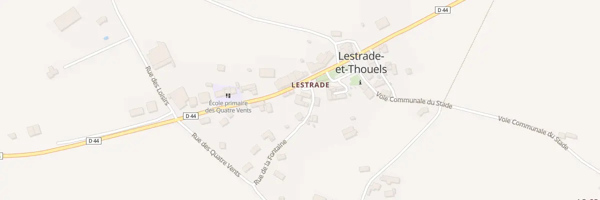 Plan du 5154 Lestrade à Lestrade-et-Thouels