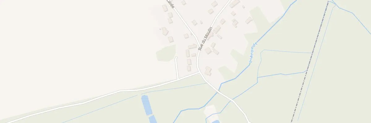 Plan du 9001 Rue du Moulin à Neufvy-sur-Aronde