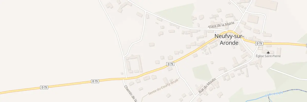 Plan de la Rue Robert Billet à Neufvy-sur-Aronde