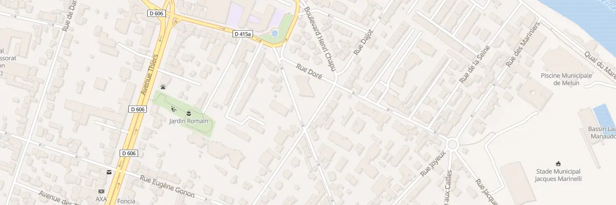 Plan du 22 Rue Dajot à Melun