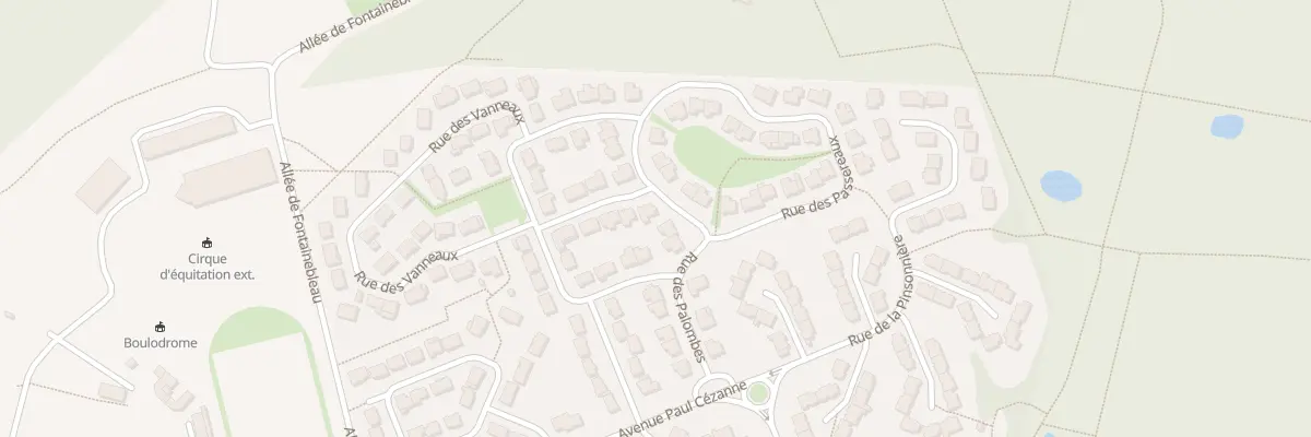 Plan du 1 Rue des Bouvreuils à Roissy-en-Brie