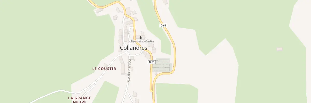 Plan du 5036 Le Bourg à Collandres