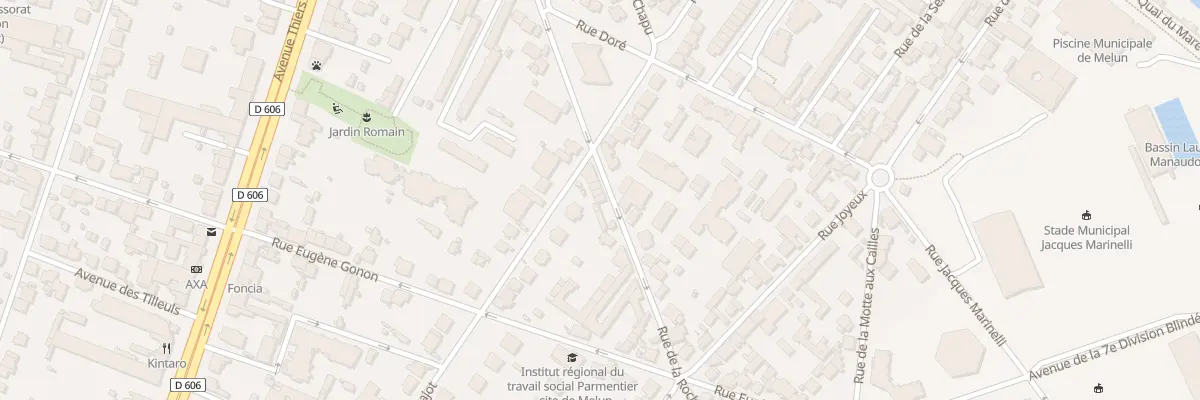 Plan du 32B Rue de la Rochette à Melun