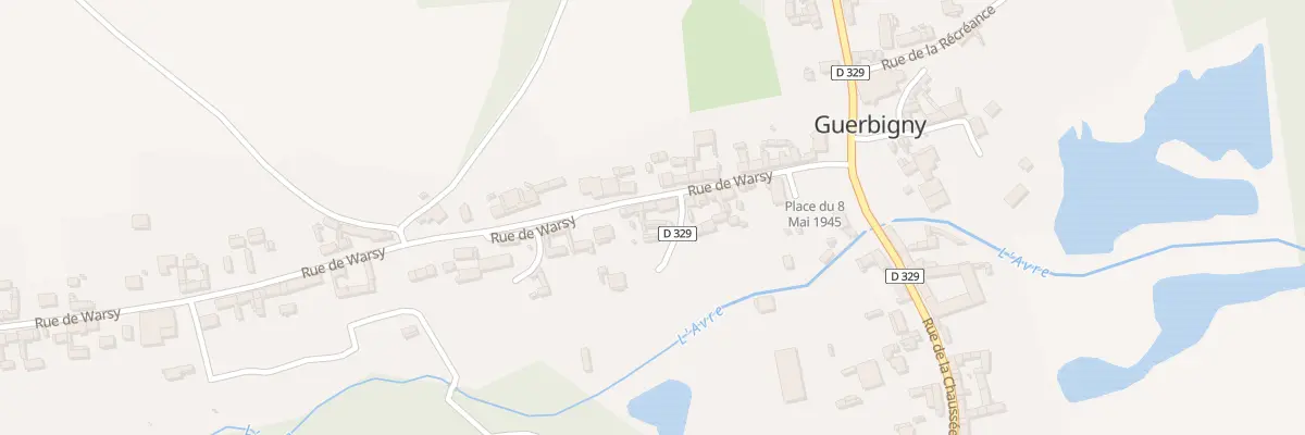 Plan du 11 Rue de warsy à Guerbigny