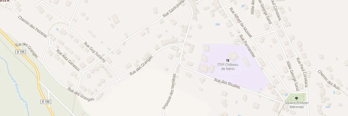 Plan du 25 Rue des Rivalles à Néris-les-Bains