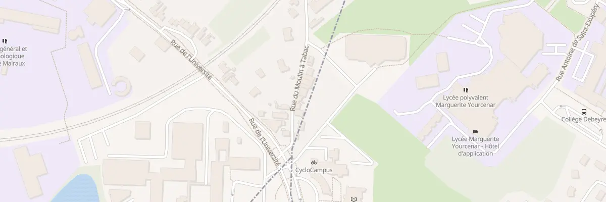 Plan du 557 Rue du Moulin à Tabac à Béthune
