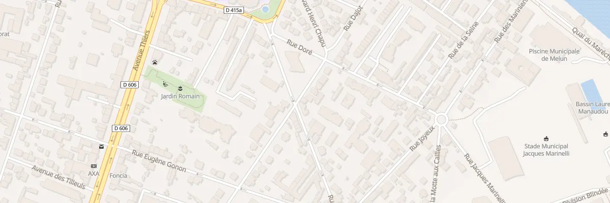 Plan du 37 Rue Dajot à Melun
