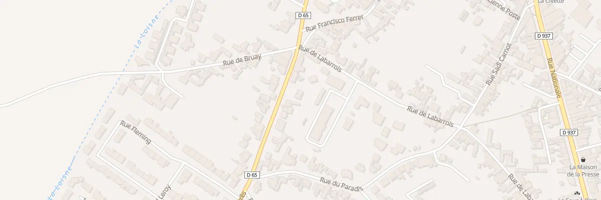 Plan du 22 Rue Jean Jaurès à Nœux-les-Mines