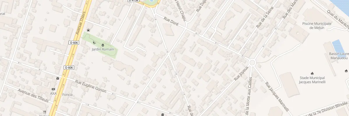 Plan du 13 Rue de la Rochette à Melun