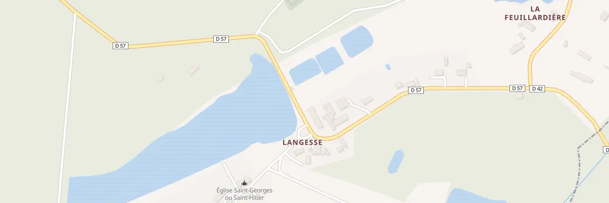 Plan du 16 Rte de l’Etang à Langesse