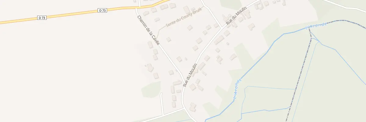 Plan du 1 Che de la Cavée à Neufvy-sur-Aronde