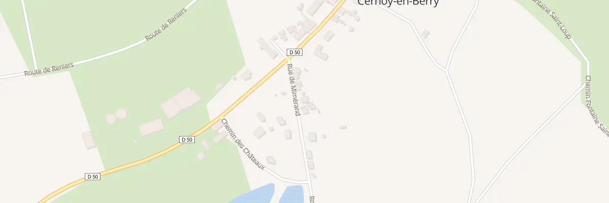 Plan du 5 Rue de Mimérand à Cernoy-en-Berry