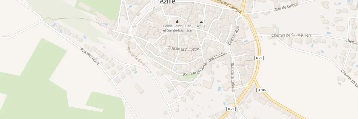 Plan du 17 Rue des Quatre Coins à Azille