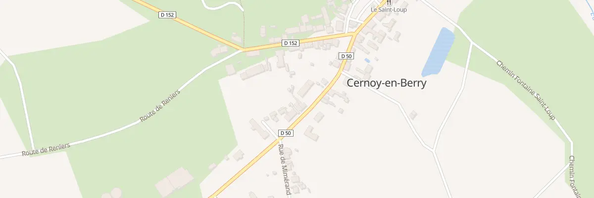 Plan du 5313 Gr Grande Rue à Cernoy-en-Berry