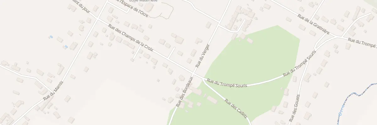 Plan du 257 Rue des Champs de la Croix à Saint-Martin-sur-Ocre