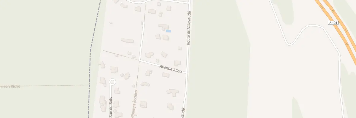 Plan du 2 Av Allou à Pomponne
