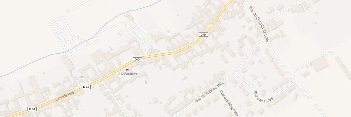 Plan du 55 Gr Grand Rue à Méaulte