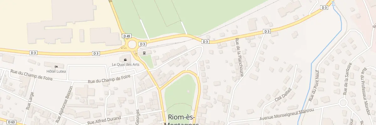 Plan du 3 Pl La Riomoise à Riom-ès-Montagnes