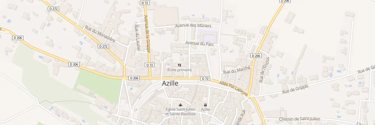 Plan du 3T Rue des Cordeliers à Azille
