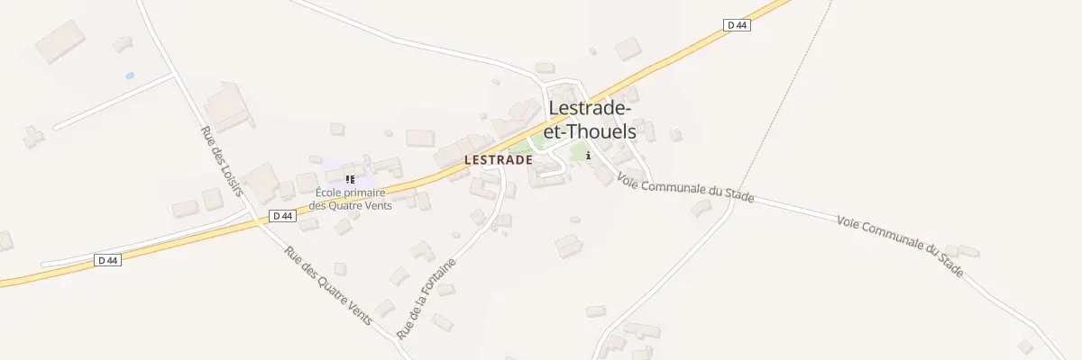Plan du 5175 Lestrade à Lestrade-et-Thouels