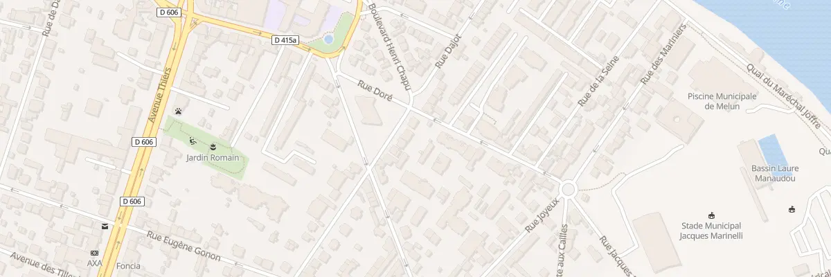 Plan du 31 Rue Dajot à Melun