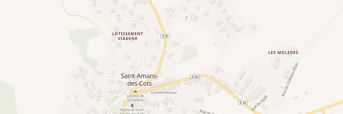 Plan du 4 Rte de Montezic à Saint-Amans-des-Cots