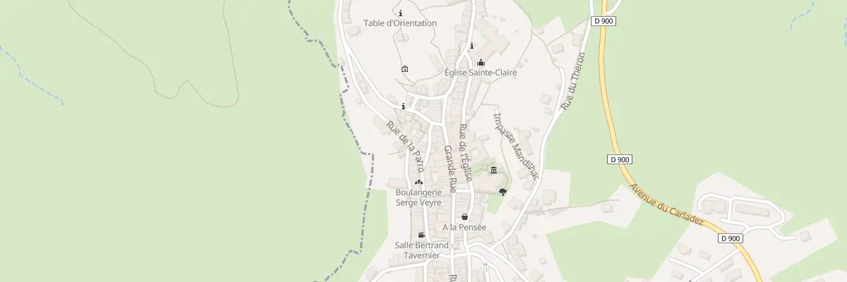 Plan du 5 Rue du Pourtalou à Mur-de-Barrez