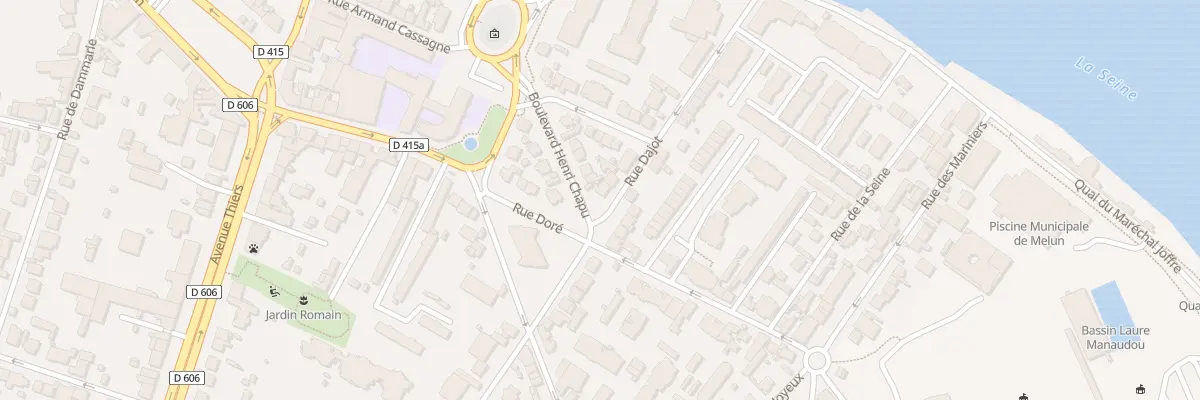 Plan du 18 Rue Dajot à Melun