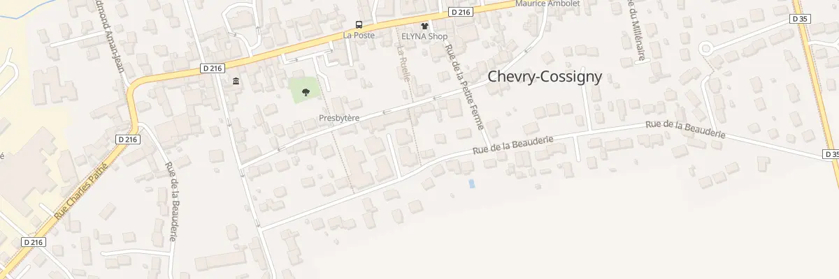 Plan du 16 Rue Maurice Ambolet à Chevry-Cossigny