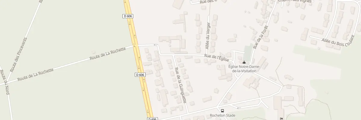 Plan du 1 Rue de la Guinguette à La Rochette