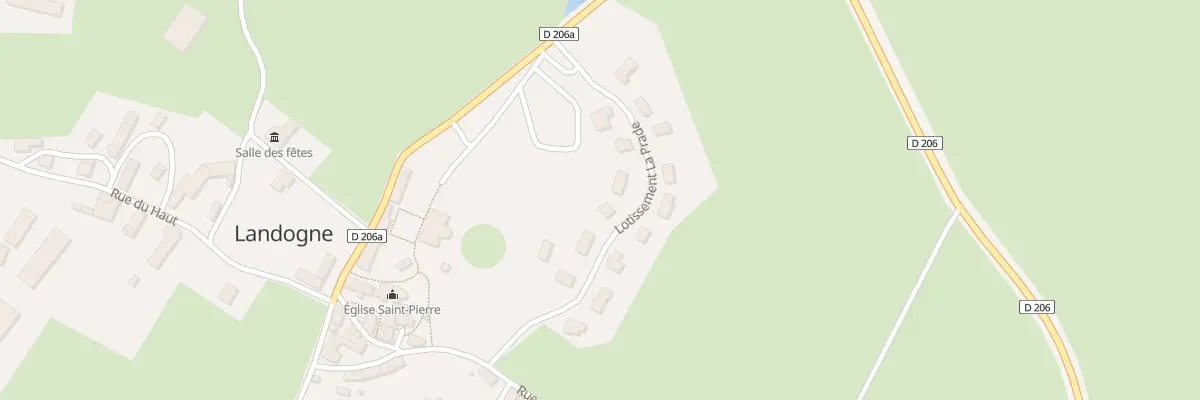 Plan du 5175 La Prade à Landogne