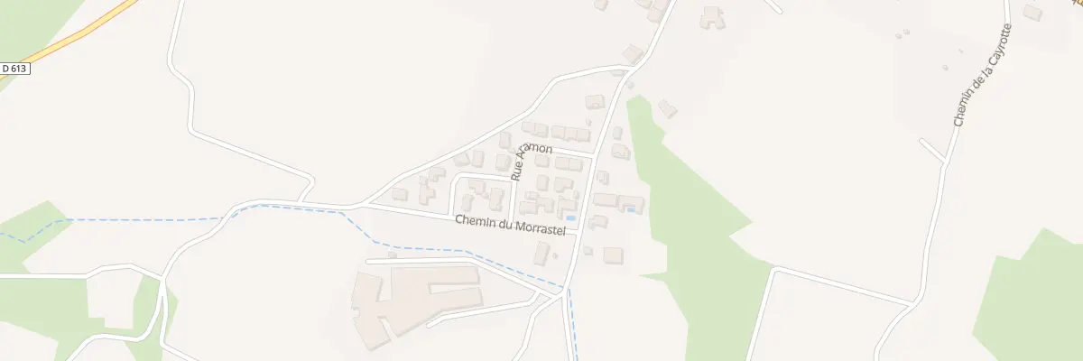 Plan du 10 Rue Aramon à Talairan