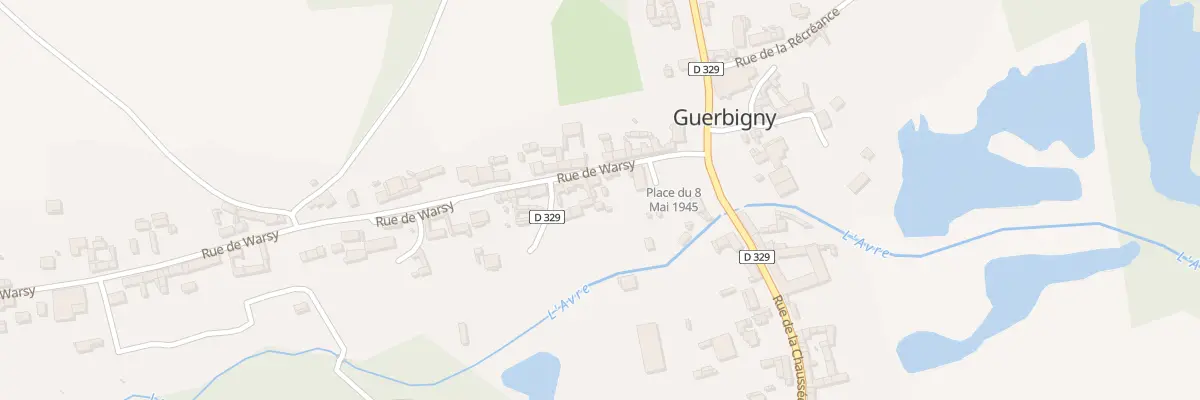 Plan du 3 Rue de warsy à Guerbigny
