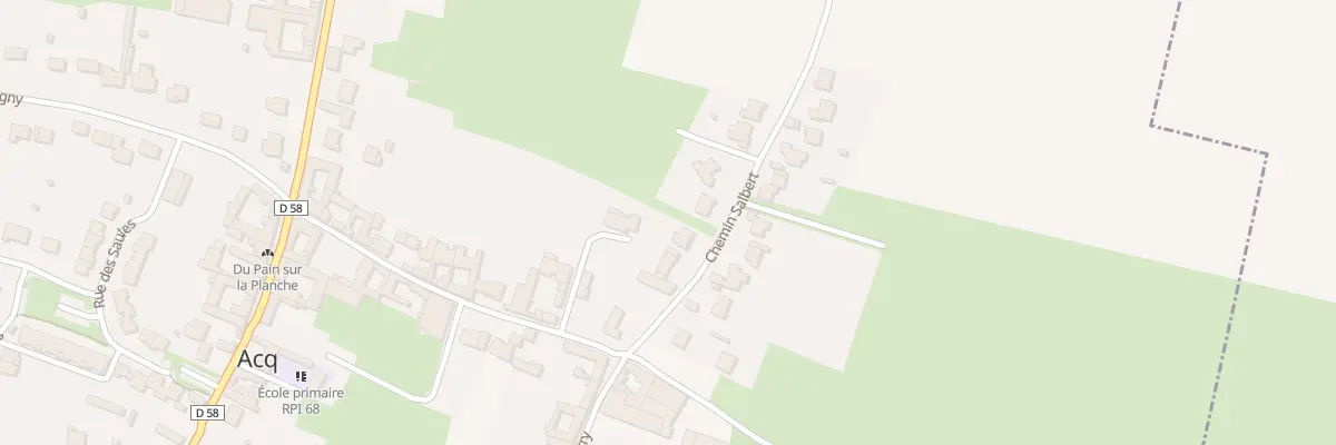 Plan du 3 Che Salbert à Acq