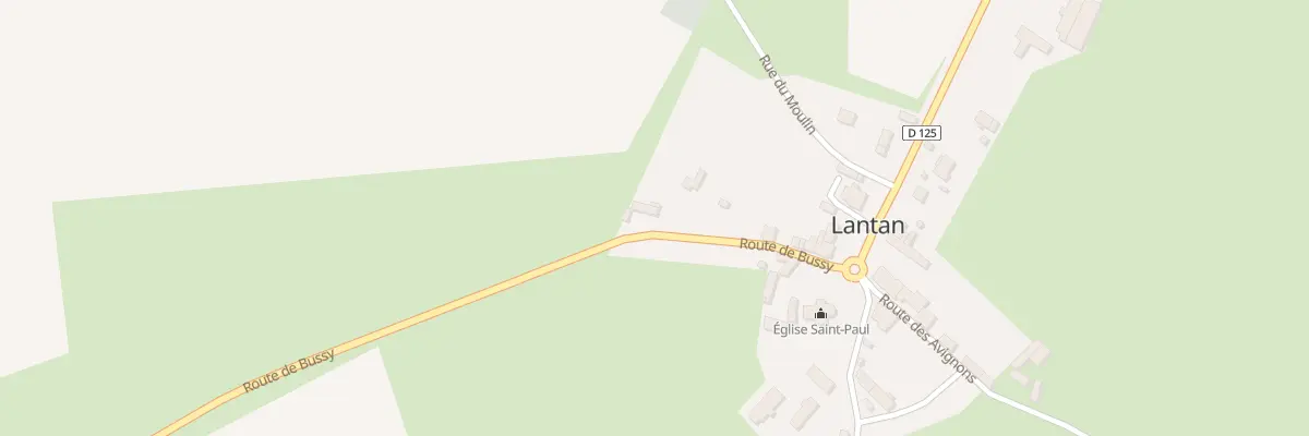 Plan du 7 Le Bourg à Lantan