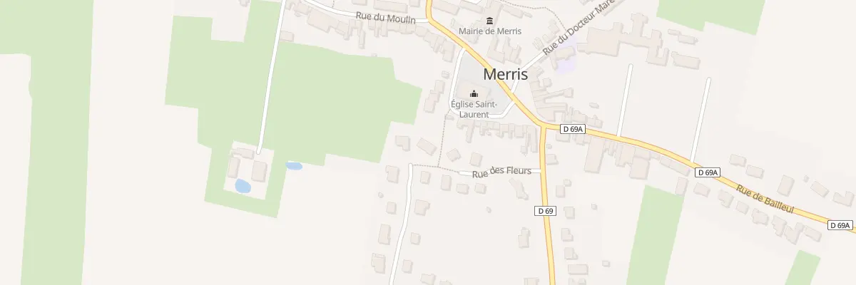 Plan du 27 De Cortewylde Straete à Merris