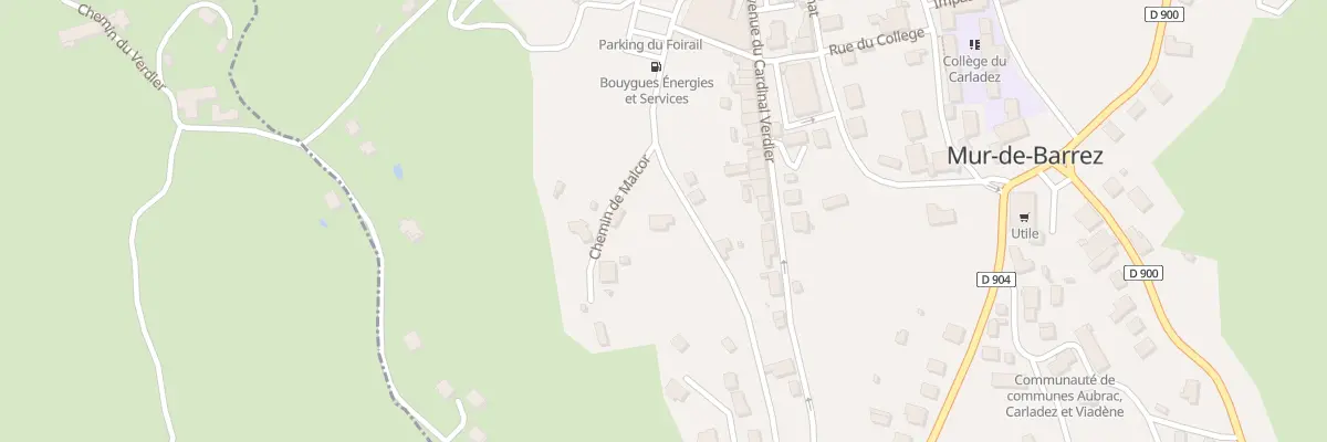 Plan du 4 Rue de la Briquetterie à Mur-de-Barrez