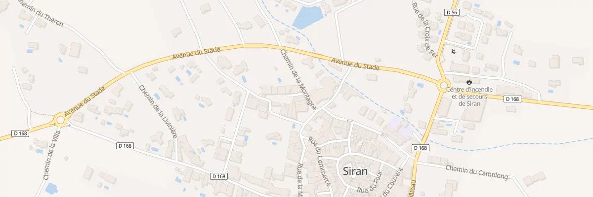 Plan du 1 Imp du Couchant à Siran