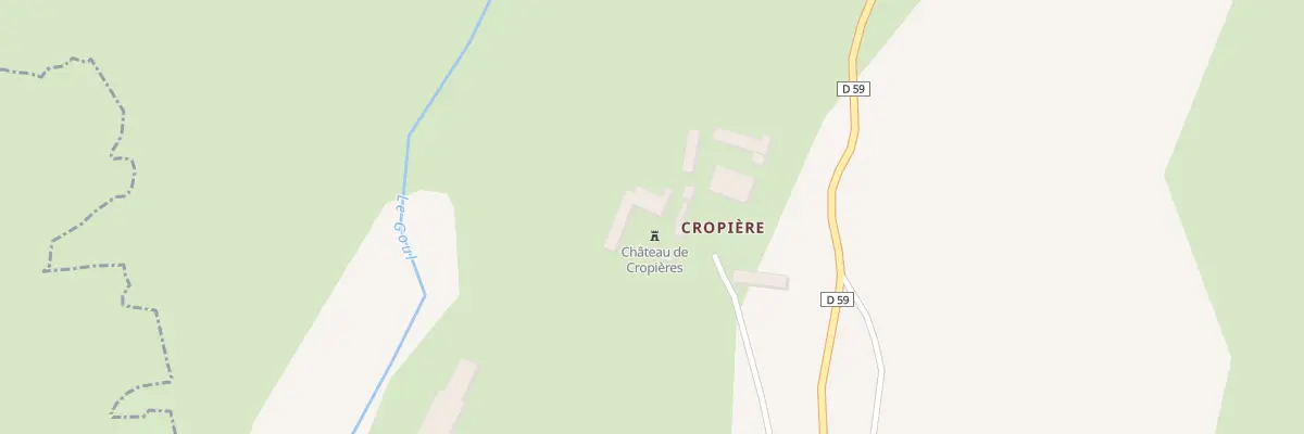 Plan du 5158 Gropiere à Pailherols