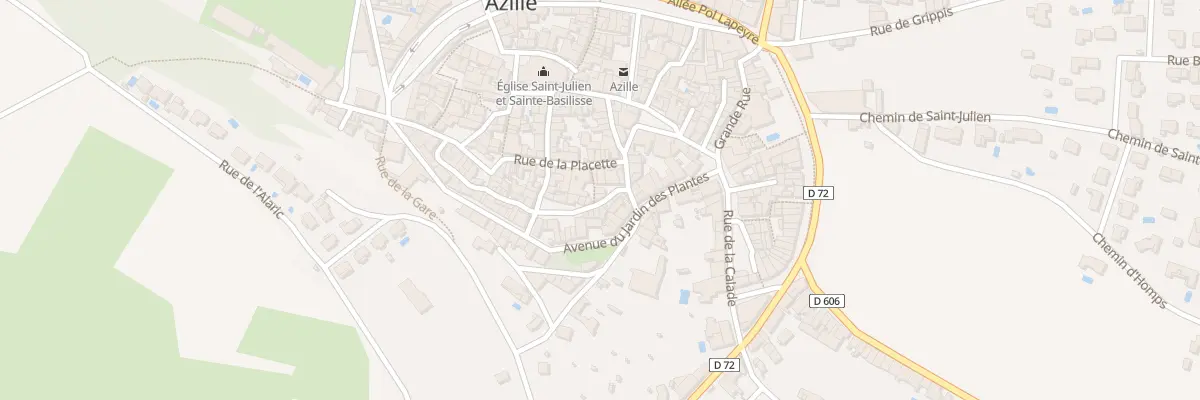 Plan du 404 Le Village à Azille