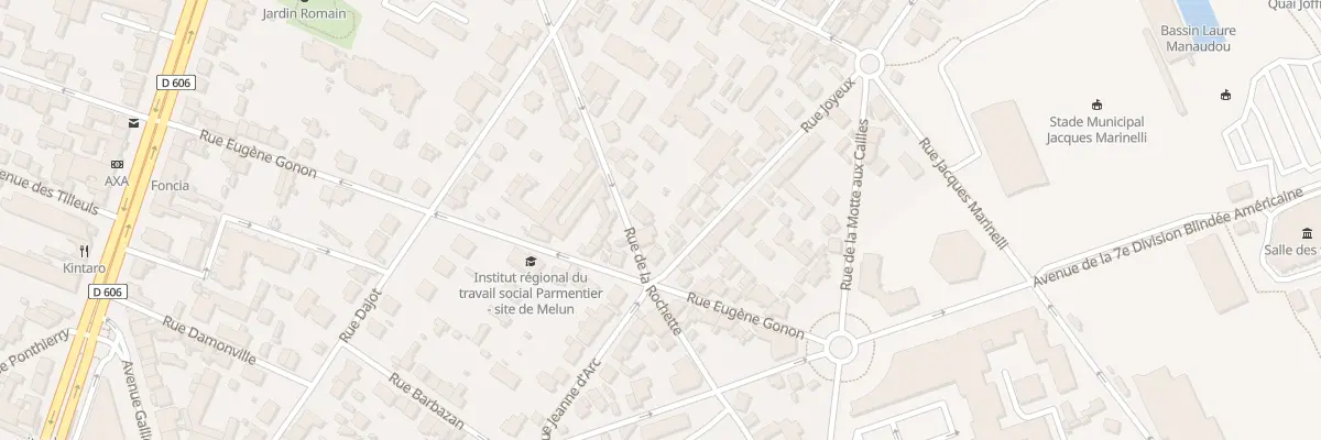 Plan du 21B Rue de la Rochette à Melun