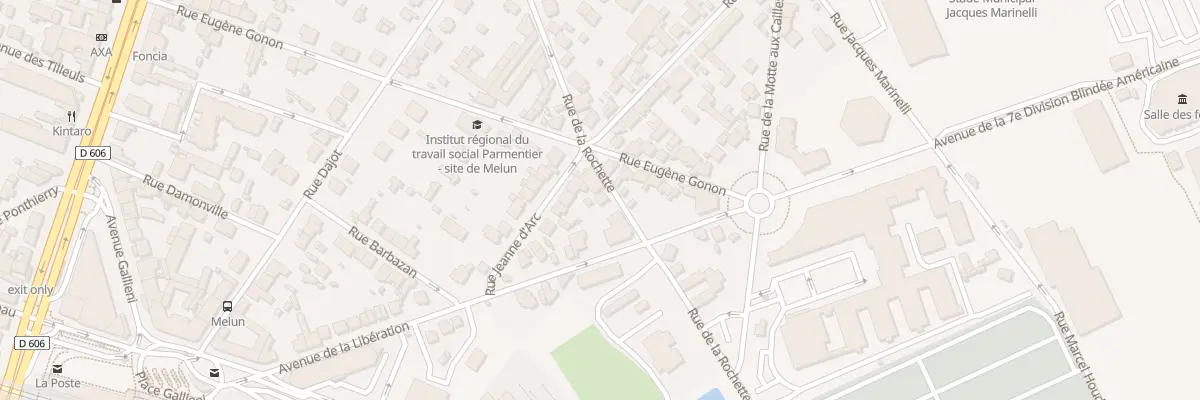 Plan du 48 Rue de la Rochette à Melun