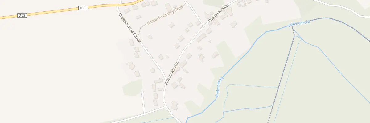 Plan du 25 Rue du Moulin à Neufvy-sur-Aronde
