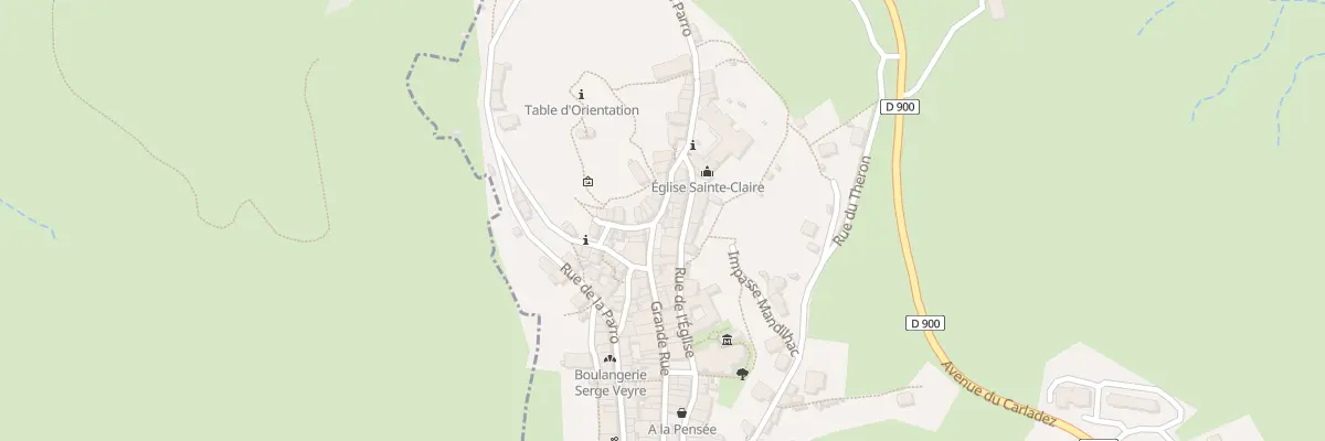 Plan du 2B Rue de la Pierre à Mur-de-Barrez