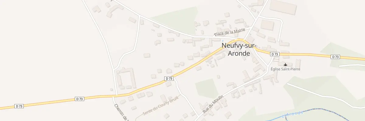 Plan du 12 Rue Robert Billet à Neufvy-sur-Aronde