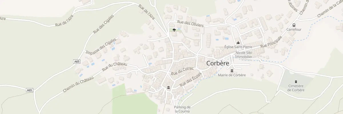 Plan du 11 Rue de l’Aire à Corbère