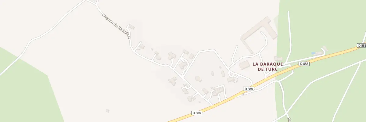 Plan du 5130B Razaillou à La Loubière
