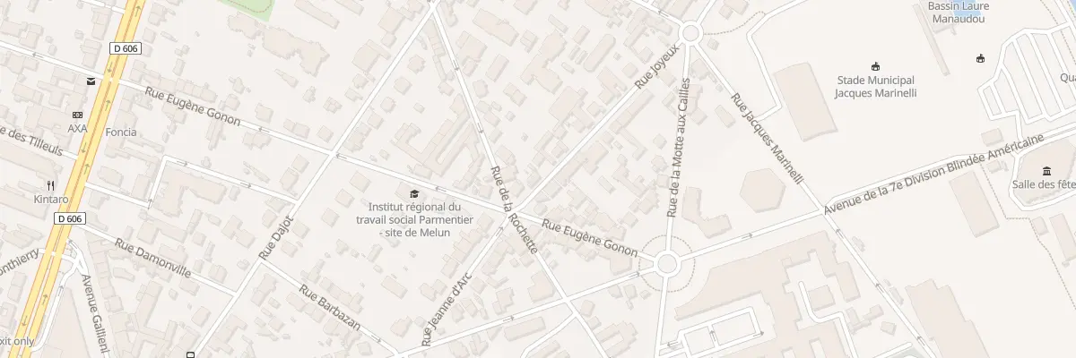 Plan du 18B Rue Joyeux à Melun