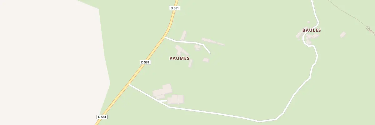 Plan du 5547A Paumes à Bozouls