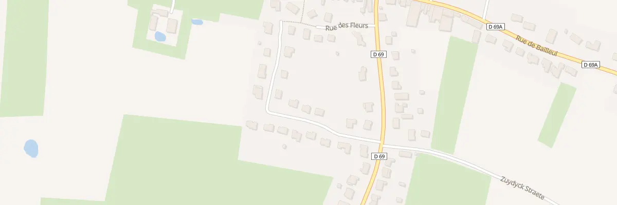 Plan du 10 De Cortewylde Straete à Merris